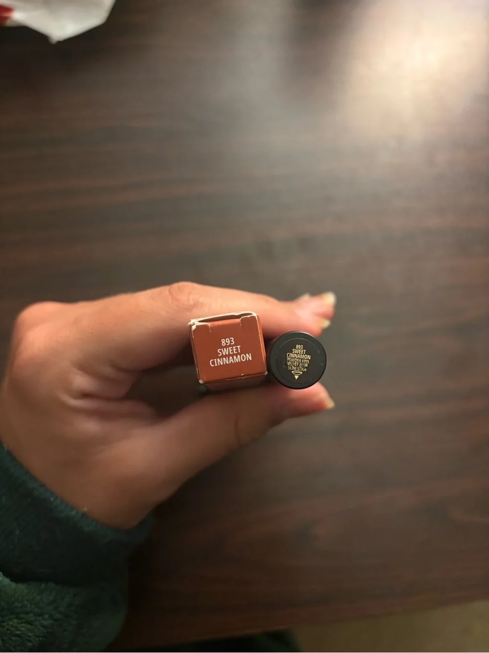 NIB MAC Powder Kiss Velvet Blur Slim Stick - 893 Sweet Cinnamon